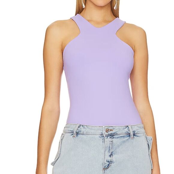 NEW - Women's Purple Crop-top One Size - Picture 1 of 10